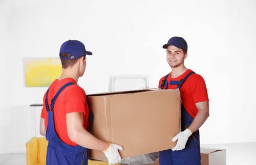 Careful handling of furniture during a West Kensington home move