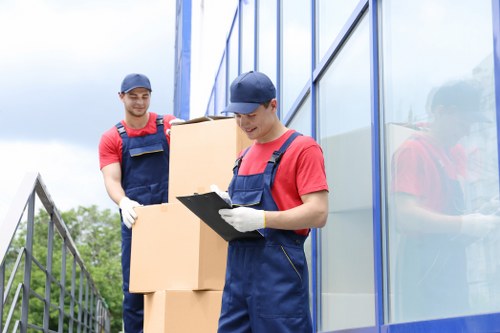 Westkensington removals team preparing for a local home move