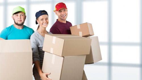 Local removals team handling apartment move access in West Kensington