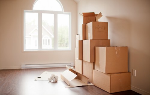 Local moving van service handling access and parking challenges